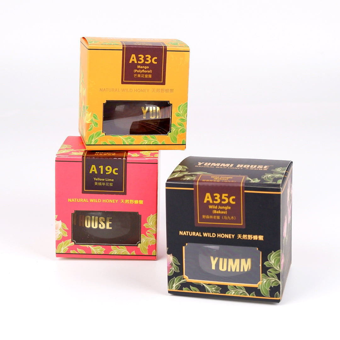 Sweet Trio Mini Honey Gift Set (100g x 3)