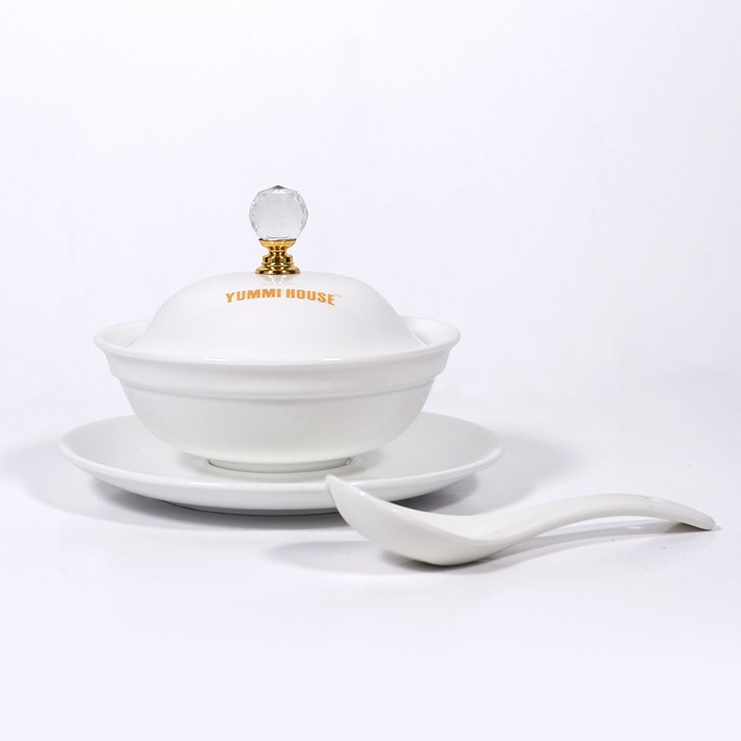 Premium Quality Diamond Bird's Nest  Bowl [2 pcs]