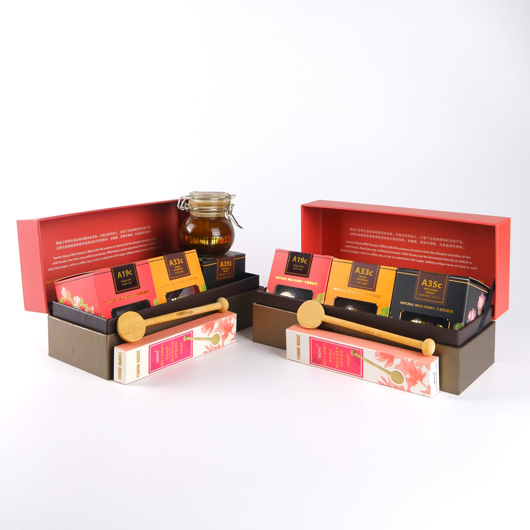 Sweet Trio Mini Honey Gift Set (100g x 3)